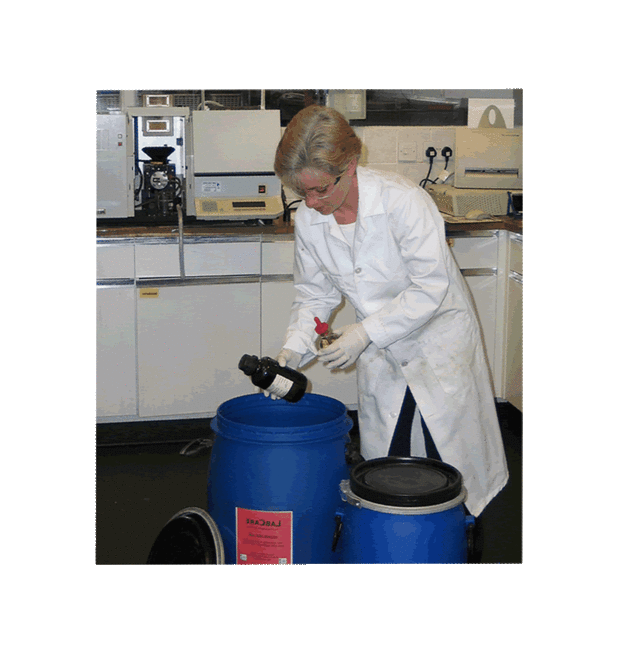 laboratory waste treatment