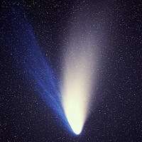 Comet Hale-Bopp. Credit Vesta/Wikipedia