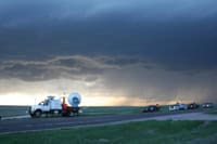 A Doppler on Wheels unit observing a tornado in Kansas Credit Herb Stein, CSWR